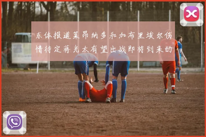 东体报道莱昂纳多和加布里埃尔伤情待定蒋光太有望出战即将到来的比赛