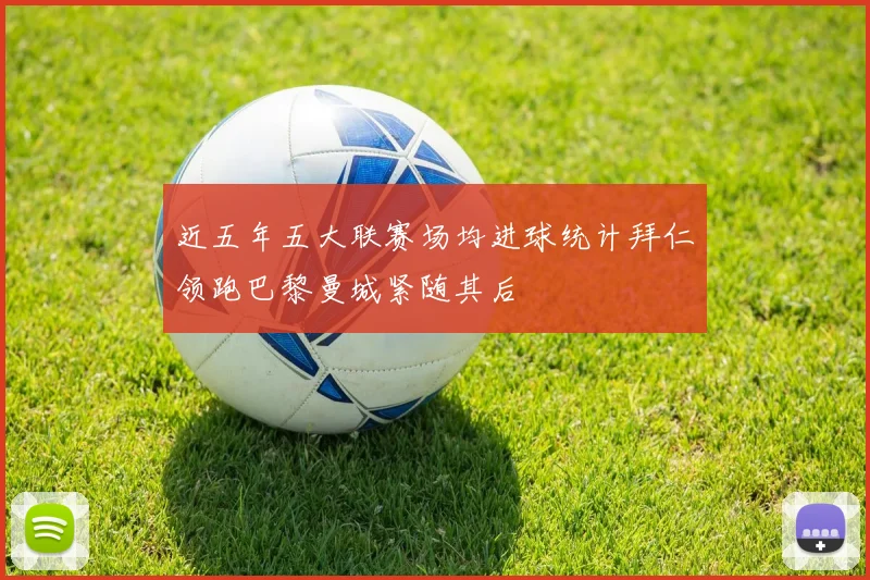 近五年五大联赛场均进球统计拜仁领跑巴黎曼城紧随其后