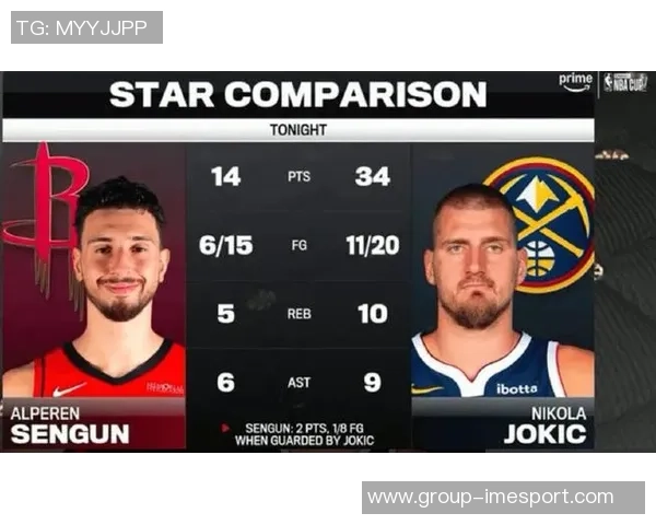 五年级数据对比申京表现优于约基奇进攻防守全面发展 五年级数据对比申京表现优于约基奇进攻防守全面发展